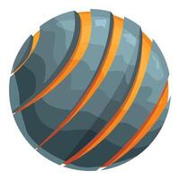 Abstract globe sphere showing global business logo design vector