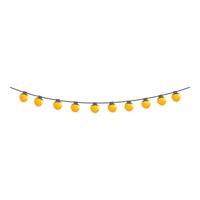 String lights hanging, creating a festive atmosphere for celebration vector