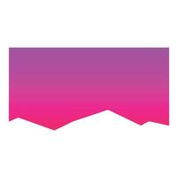 Abstract background with pink and purple gradient creating mountain silhouette vector
