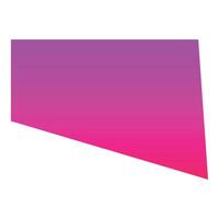 Gradient banner background with copy space in vivid pink and purple color vector
