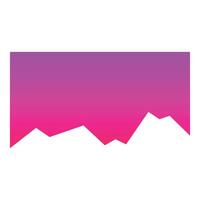 Abstract colorful background with geometric shapes creating a mountain silhouette vector