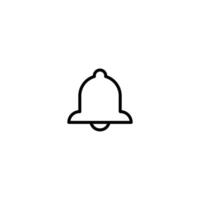 Alert Notification Bell Icon Ideal for Updates and Alerts vector