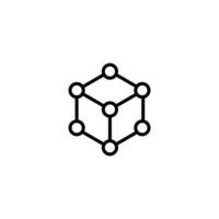 BIM Architecture Icon Ideal for Building Information Modeling and Construction vector