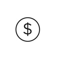 Coin Icon for Investment Platforms and Digital Wallets vector