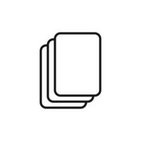 Document Copy Icon Perfect for File Duplication and Management vector