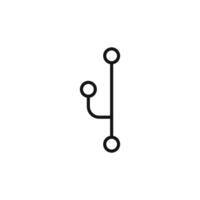 Code Branch Icon Collection Programming Path Illustrations for Software Development vector
