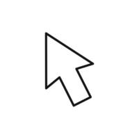 Cursor icon set vector