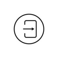 Keyboard Enter Key Icon for Computing vector