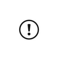 Warning Exclamation Icon Perfect for Important Notifications vector