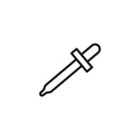 Eye Dropper Icon Set Medical Tool Illustrations for Healthcare and Science Labs vector