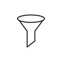 Custom Filter Icon Perfect for Personalization and Settings vector