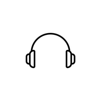 Headset icon set vector