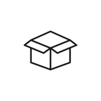 Unboxing Open Box Icon for Product Reviews vector