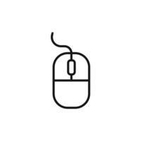 Computer Mouse Icon Perfect for IT and Digital Services vector