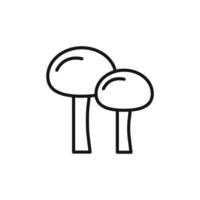 Mushroom Icon Set Fungi Illustrations for Culinary, Nutrition, and Nature Projects vector