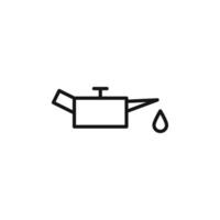 Oil Can Icon Set Lubrication Tool Illustrations for Mechanics and Industrial Use vector