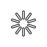 Progress Loading Icon Ideal for Waiting Indicators and Processing vector
