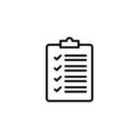 Task Checklist Icon Perfect for Productivity and To-Do Lists vector