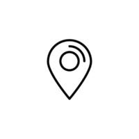 Location Map Marker Icon Ideal for GPS and Navigation Services vector