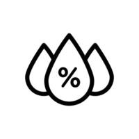 Humidity Control Icon Ideal for Weather and Environmental Monitoring vector