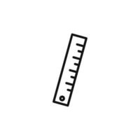 Ruler Icon Collection Measurement Tool Illustrations for Education and Design Projects vector