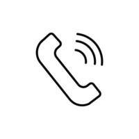 Phone Call Icon Perfect for Telecommunication and Customer Support vector