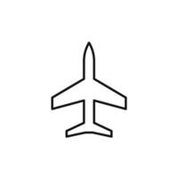 Plane icon set vector