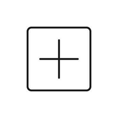 Plus Add Icon Ideal for Adding New Features and Items