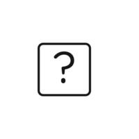Inquiry Question Icon for Customer Support and Help Centers vector