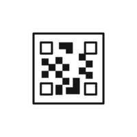 QR Code Scanner Icon Ideal for Digital Payments vector