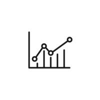 Data Stats Icon Ideal for Performance Analytics vector