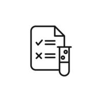 Academic Test Icon Perfect for Exam Prep Tools vector