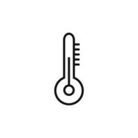 Thermometer Icon Set Temperature Measurement Illustrations for Healthcare and Science vector