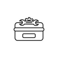 Maintenance Toolbox Icon for Repair Services and DIY Projects vector