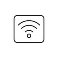Wifi Signal Icon for Internet Connectivity and Networking vector