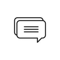 Comment Writing Icon for Feedback Sections vector