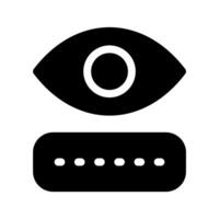 Show Password Icon Symbol Design Illustration vector