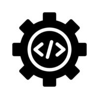 Code Optimization Icon Symbol Design Illustration vector