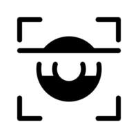 Scan Retina Icon Symbol Design Illustration vector