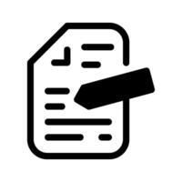 Document Edit Icon Symbol Design Illustration vector