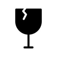 Fragile Icon Symbol Design Illustration vector