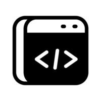 Coding Icon Symbol Design Illustration vector