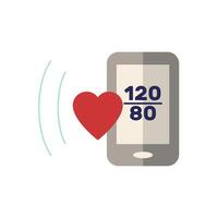 Healthcare Devices flat icon. Color simple element from wearable devices collection. Creative Healthcare Devices icon for web design, templates, infographics and more vector