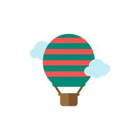 Air Balloon flat icon. Color simple element from summer tourism collection. Creative Air Balloon icon for web design, templates, infographics and more vector