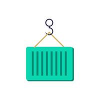 Container icon. Simple element from port collection. Creative Container icon for web design, templates, infographics and more vector
