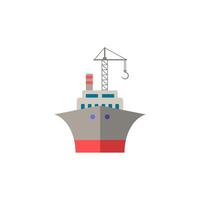 Cargo Ship icon. Simple element from port collection. Creative Cargo Ship icon for web design, templates, infographics and more vector