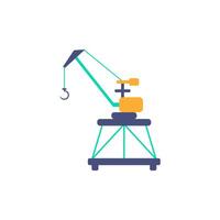 Port Loading Crane icon. Simple element from port collection. Creative Port Loading Crane icon for web design, templates, infographics and more vector
