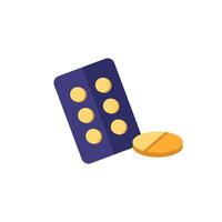 Tablets icon. Simple element from pharmacy collection. Creative Tablets icon for web design, templates, infographics and more vector