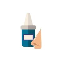Nasal Drops icon. Simple element from pharmacy collection. Creative Nasal Drops icon for web design, templates, infographics and more vector