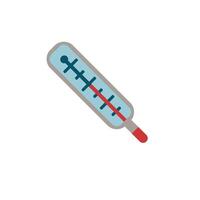 Thermometer icon. Monochrome simple Thermometer icon for templates, web design and infographics vector